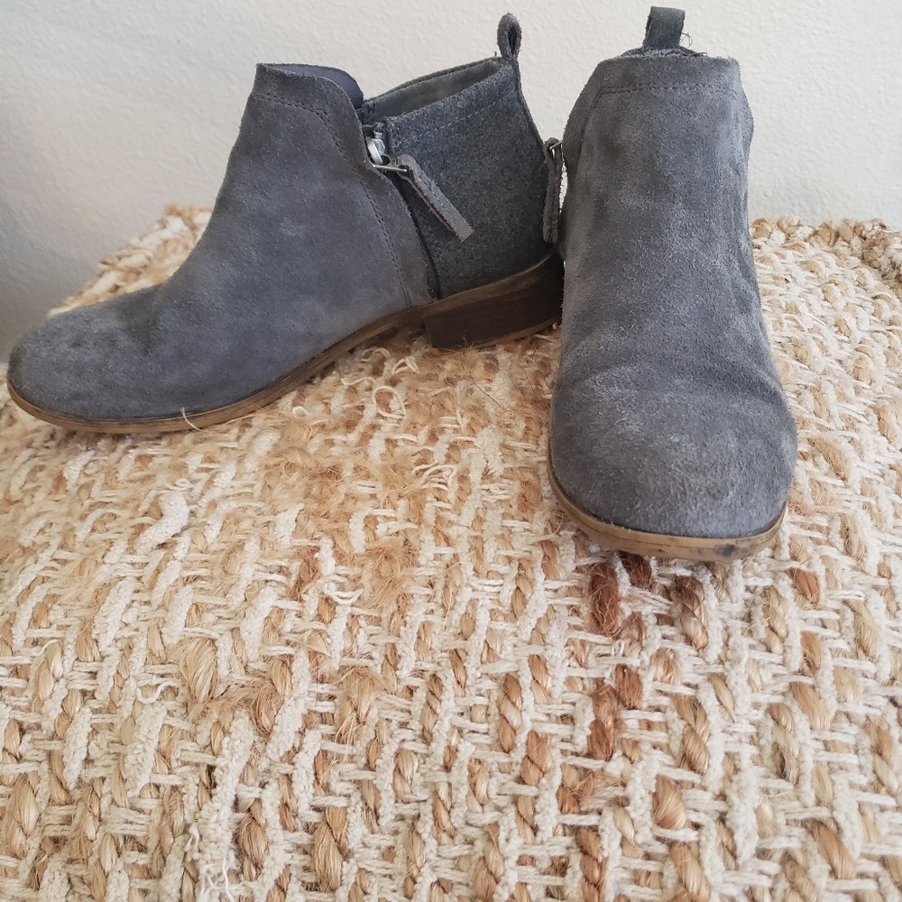 Tom's Deia Bootie (Mixed Suede and Wool)